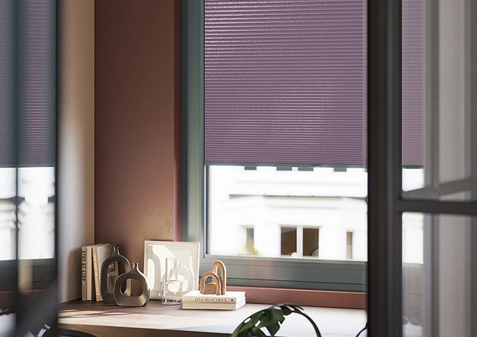 Umbra (Blackout), Plum - Clip Fit Honeycomb Blind - Image 5